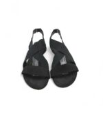 Sandale dama Graceland 40, material textil, negru - imagine 3