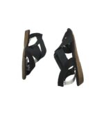 Sandale dama Graceland 40, material textil, negru - imagine 4