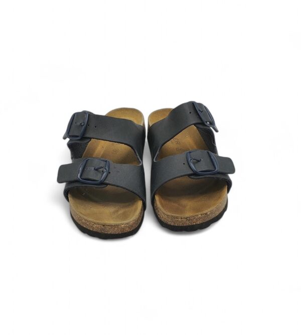 Saboti dama Sailor 36, imitatie de piele, negru - imagine 3