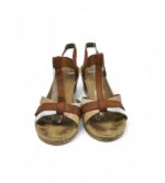 Sandale dama Rieker 41, imitatie de piele, maro - imagine 3