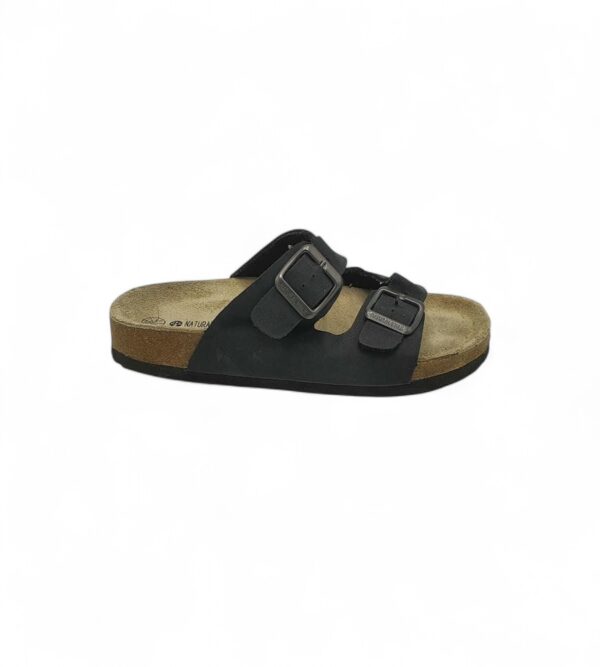 Saboti dama Esmara 38, imitatie de piele, negru - imagine 1
