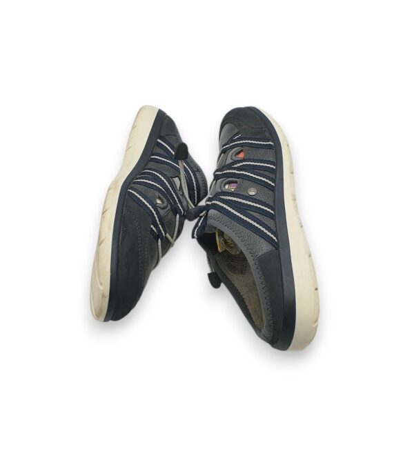 Saboti dama Footflexx 37, material textil, imitatie de piele, negru - imagine 4