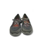 Espadrile dama Skechers 38, material textil, piele intoarsa, gri - imagine 3