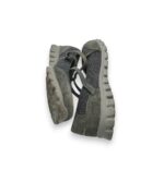 Espadrile dama Skechers 38, material textil, piele intoarsa, gri - imagine 4