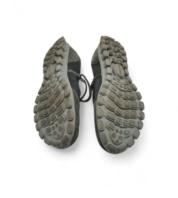 Espadrile dama Skechers 38, material textil, piele intoarsa, gri - imagine 5