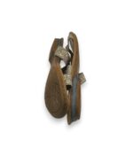 Saboti dama Rieker 41, imitatie de piele, bej - imagine 4