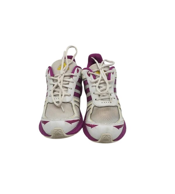 Adidasi dama Adidas 38, material textil, alb  mov - imagine 3