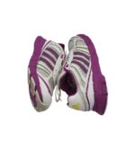 Adidasi dama Adidas 38, material textil, alb  mov - imagine 4
