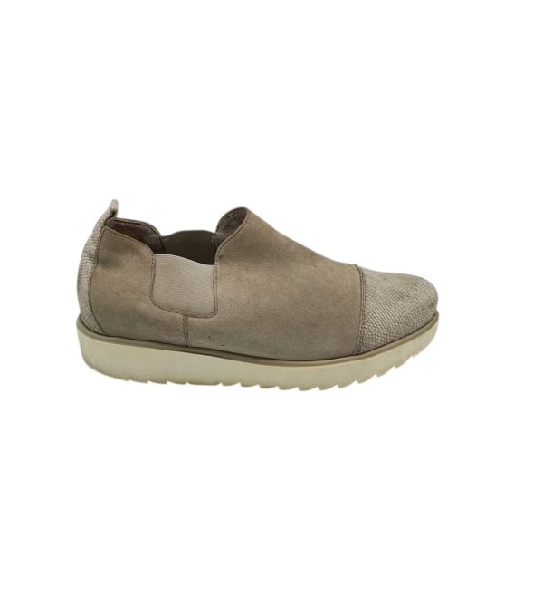 Pantofi dama Ara 39, piele intoarsa, bej - imagine 1