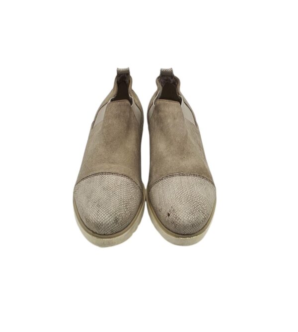 Pantofi dama Ara 39, piele intoarsa, bej - imagine 3