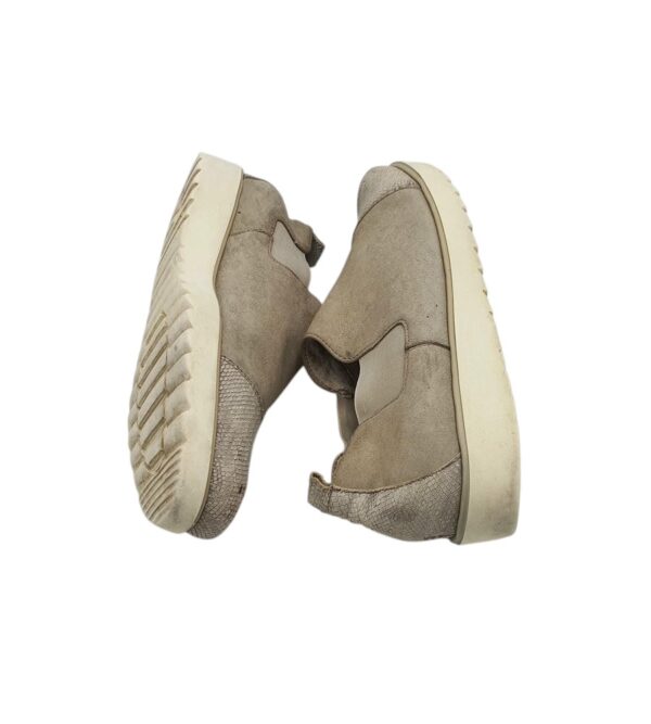 Pantofi dama Ara 39, piele intoarsa, bej - imagine 4