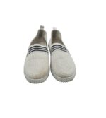 Espadrile dama 36, material textil, alb - imagine 3
