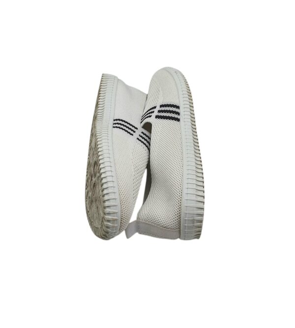 Espadrile dama 36, material textil, alb - imagine 4
