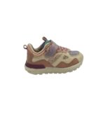 Adidasi copii 31, imitatie de piele, material textil, alb maro