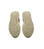 Adidasi copii 31, imitatie de piele, material textil, alb maro - imagine 5