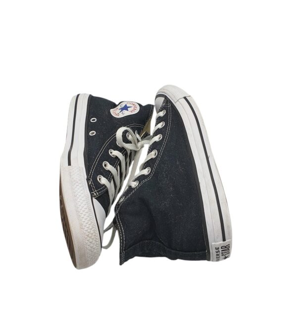 Tenisi dama Converse 39, material textil, negru - imagine 4
