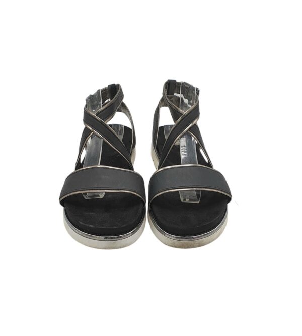 Sandale dama Catwalk 38, imitatie de piele, negru - imagine 3