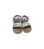 Sandale copii Next 24, imitatie de piele, argintiu - imagine 3