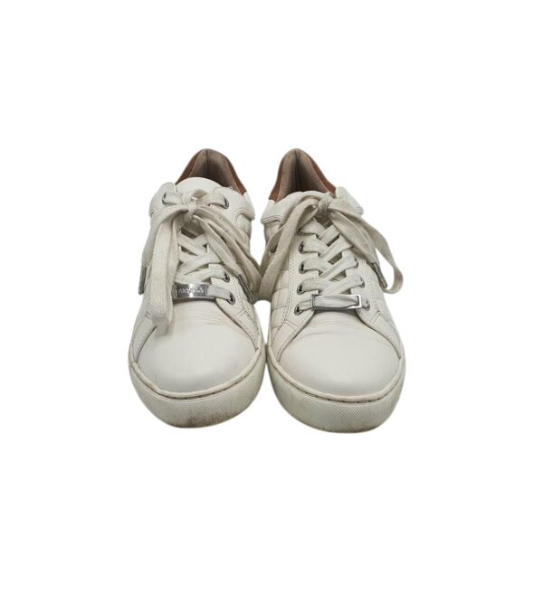 Tenisi dama Carvela 39, imitatie de piele, alb - imagine 3