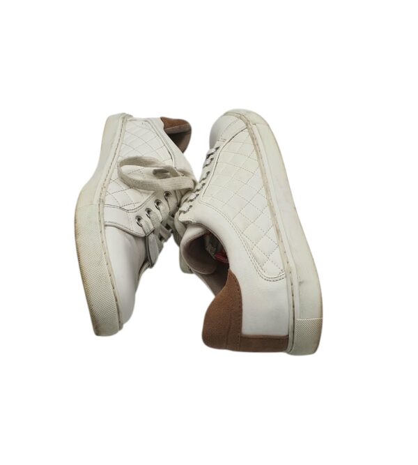 Tenisi dama Carvela 39, imitatie de piele, alb - imagine 4