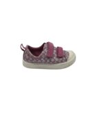 Tenisi copii Clarks 27, material textil, roz alb
