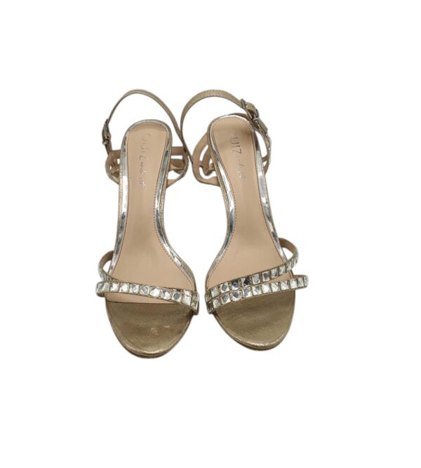Sandale dama Quiz 41, imitatie de piele, argintiu, auriu - imagine 3