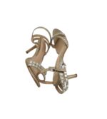 Sandale dama Quiz 41, imitatie de piele, argintiu, auriu - imagine 4