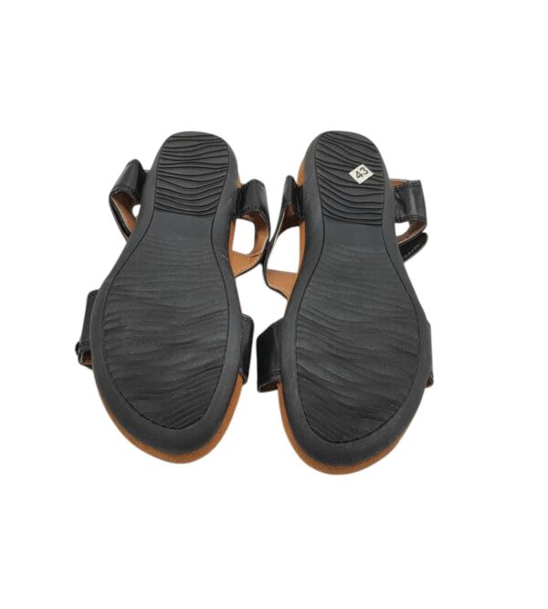 Sandale dama 40,imitatie de piele, negru - imagine 5