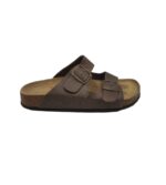 Saboti barbati Memphis One 43, imitatie de piele, maro