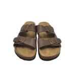 Saboti barbati Memphis One 43, imitatie de piele, maro - imagine 3
