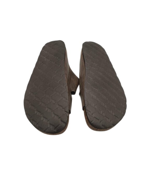 Saboti barbati Memphis One 43, imitatie de piele, maro - imagine 5