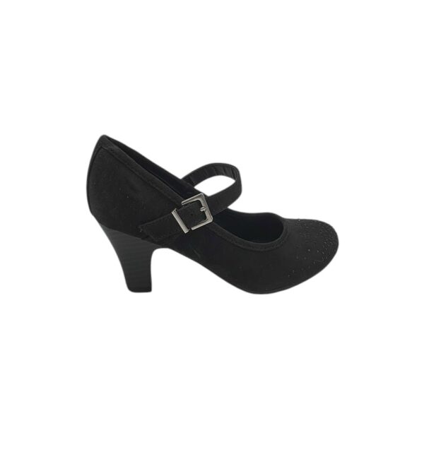 Pantofi dama Lilley 36, material textil, negru - imagine 1