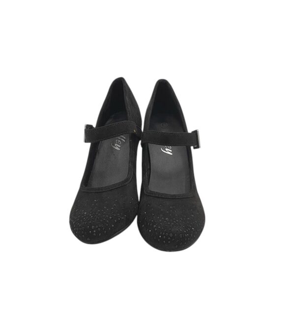 Pantofi dama Lilley 36, material textil, negru - imagine 3