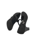 Pantofi dama Lilley 36, material textil, negru - imagine 4