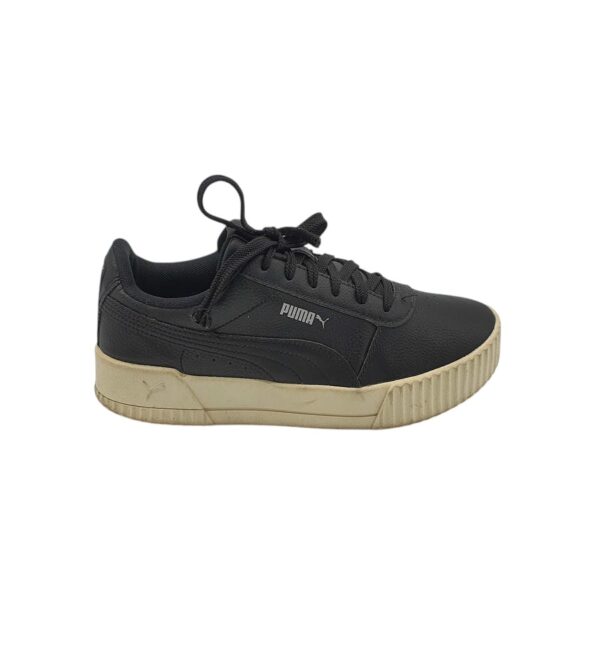 Adidasi dama Puma 40, piele, imitatie de piele, negru - imagine 1