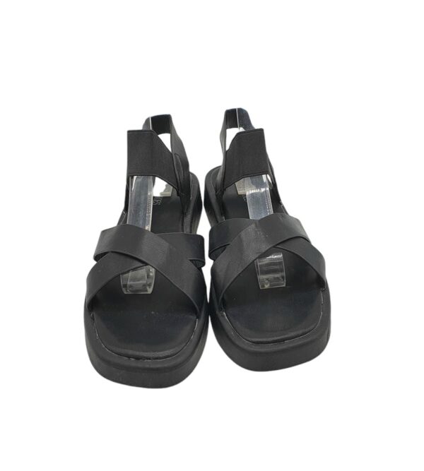 Sandale dama Top 39, imitatie de piele, negru - imagine 3