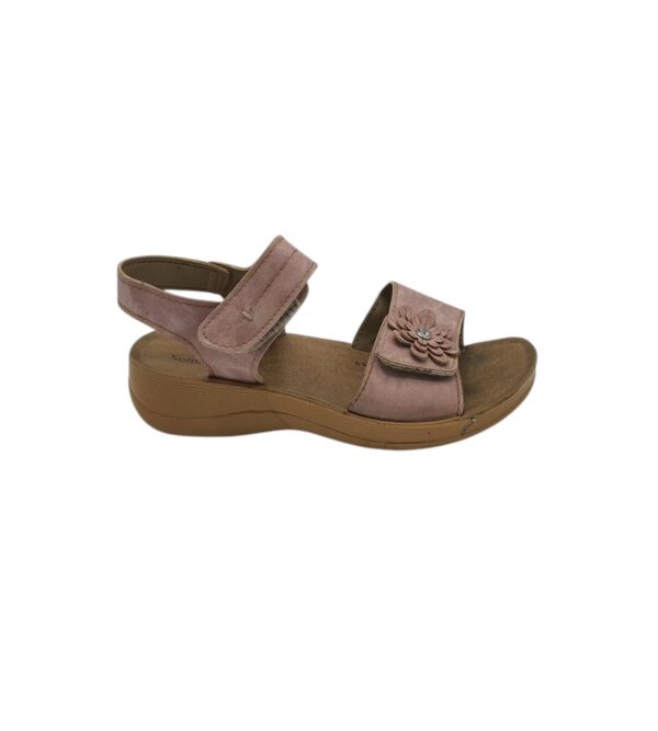 Sandale dama Softlites 39, imitatie de piele, bej - imagine 1