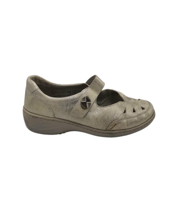 Pantofi  dama Waldlaufer 41, piele, gri - imagine 1