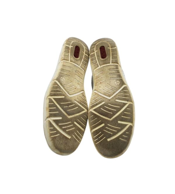 Adidasi dama Rieker 39, imitatie de piele, alb gri - imagine 5