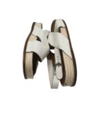 Sandale dama Kin 41, piele, alb - imagine 4