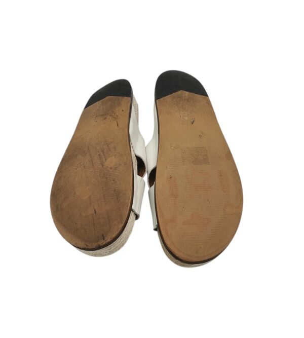 Sandale dama Kin 41, piele, alb - imagine 5