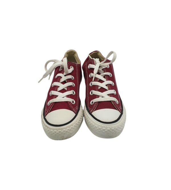 Tenisi dama Converse 36, material textil, visiniu - imagine 3