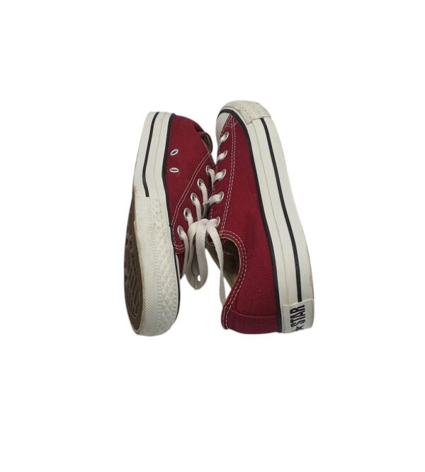Tenisi dama Converse 36, material textil, visiniu - imagine 4