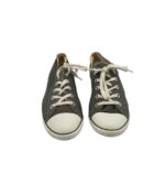 Tenisi dama Converse 38.5, material textil, gri - imagine 3