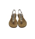 Sandale dama Rieker 37, imitatie de piele, bej - imagine 3