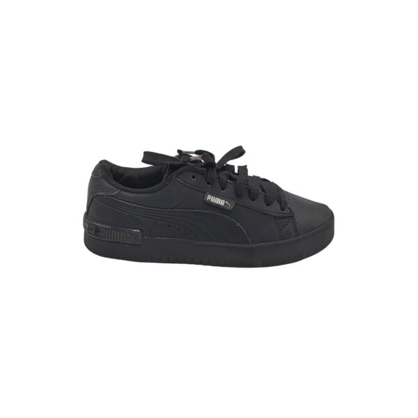 Adidasi dama Puma 37, imitatie de piele, negru - imagine 1