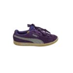 Adidasi dama Puma 35, piele intoarsa, mov