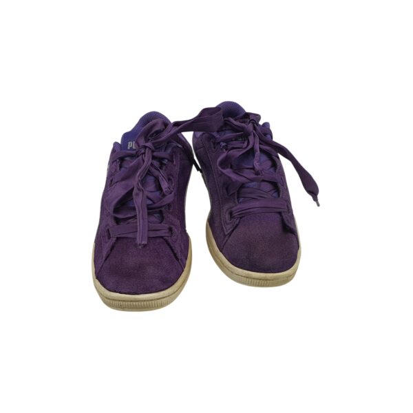 Adidasi dama Puma 35, piele intoarsa, mov - imagine 3