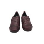 Pantofi dama Jana 39, piele, visiniu - imagine 3