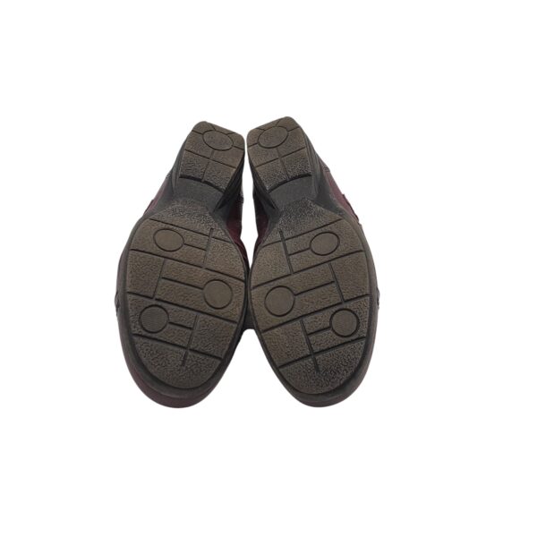 Pantofi dama Jana 39, piele, visiniu - imagine 5